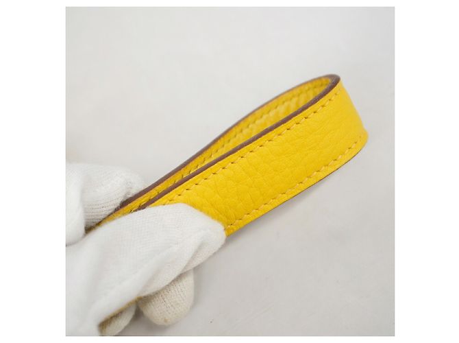 Hermès Borsa a tracolla gialla Hermes Giallo - vista 8