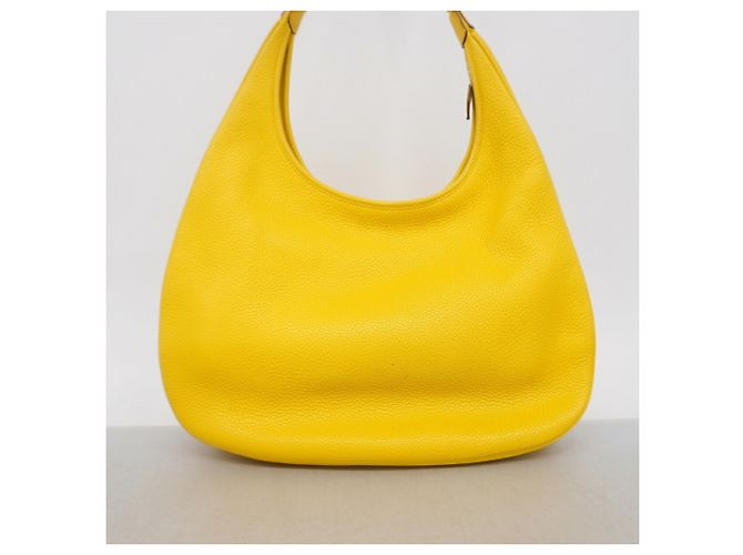 Hermès Borsa a tracolla gialla Hermes Giallo - vista 9