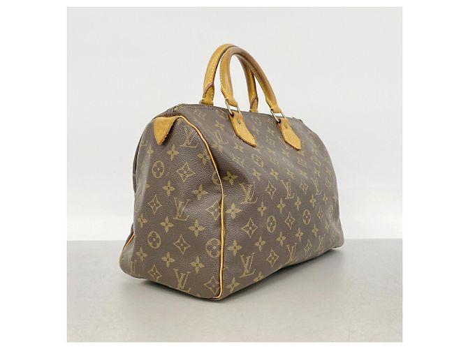 Borsa Louis Vuitton Monogram Speedy 30 Marrone - vista 2