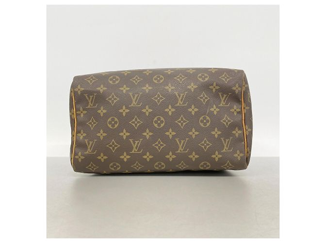 Borsa Louis Vuitton Monogram Speedy 30 Marrone - vista 3