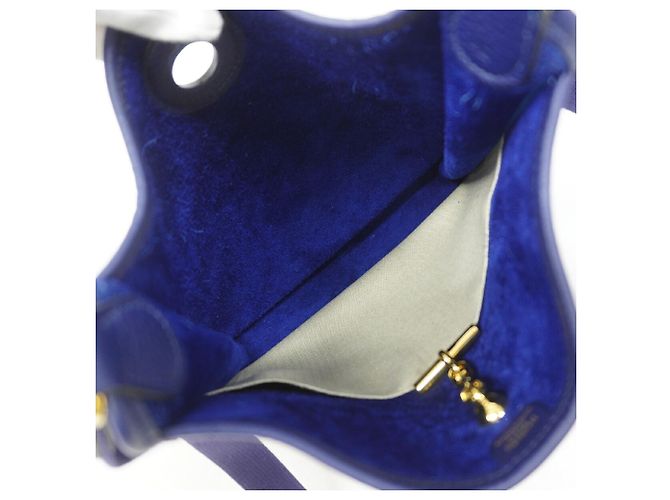 Hermès Borsa a tracolla Hermes Vespa PM Blu navy - vista 4