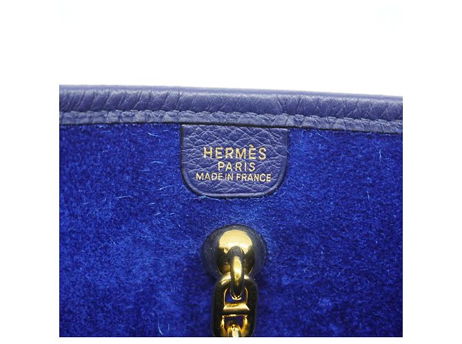 Hermès Borsa a tracolla Hermes Vespa PM Blu navy - vista 5