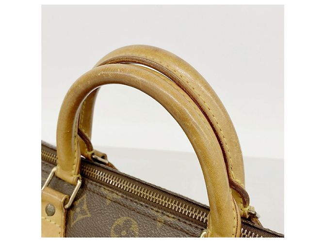 Borsa Louis Vuitton Monogram Speedy 30 Marrone - vista 10
