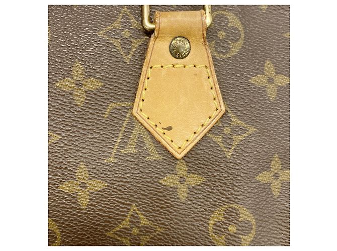 Borsa Louis Vuitton Monogram Speedy 30 Marrone - vista 13