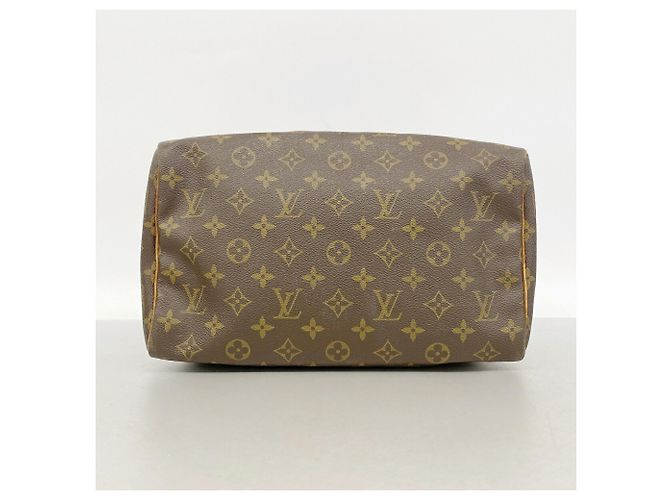 Borsa Louis Vuitton Monogram Speedy 30 Marrone - vista 3