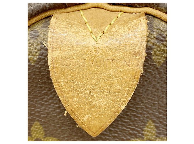 Borsa Louis Vuitton Monogram Speedy 30 Marrone - vista 5