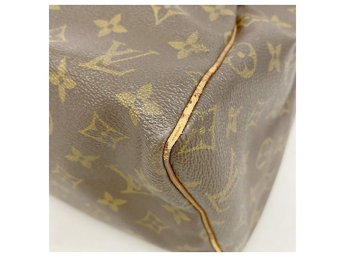 Borsa Louis Vuitton Monogram Speedy 30 Marrone - vista 6