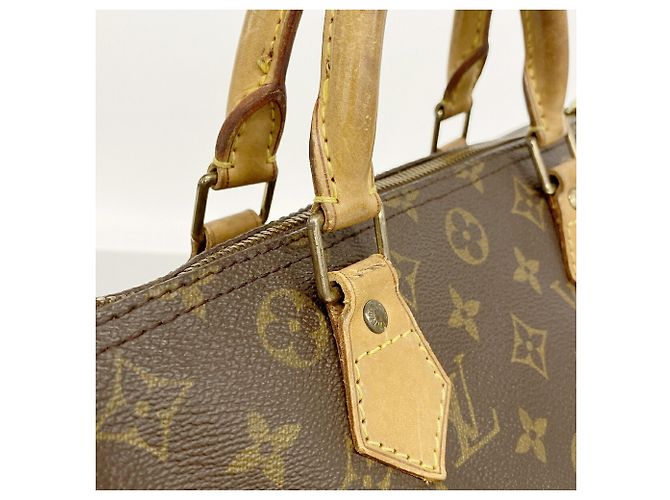 Borsa Louis Vuitton Monogram Speedy 30 Marrone - vista 9