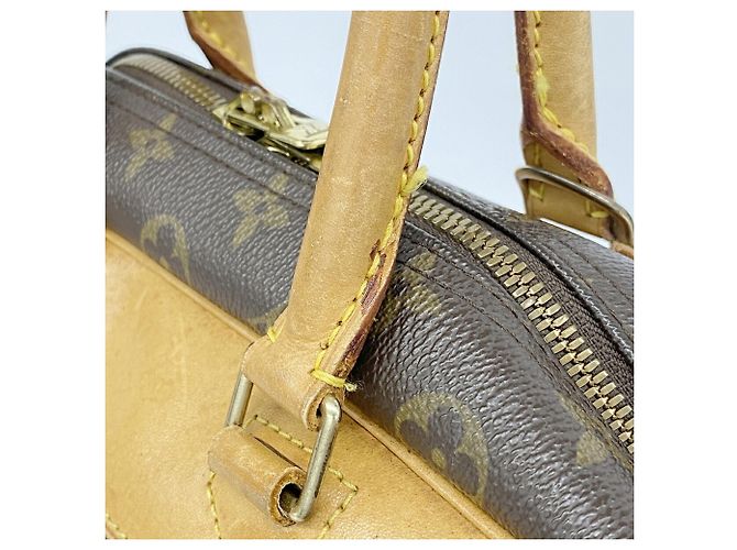 Borsa Louis Vuitton Monogram Deauville Marrone - vista 10