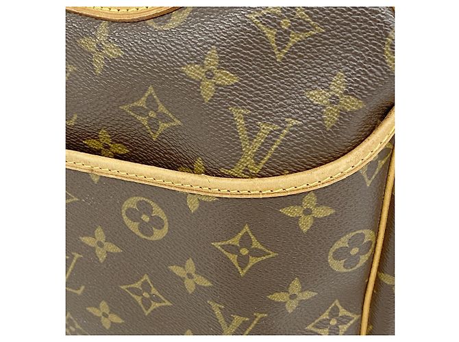 Borsa Louis Vuitton Monogram Deauville Marrone - vista 13