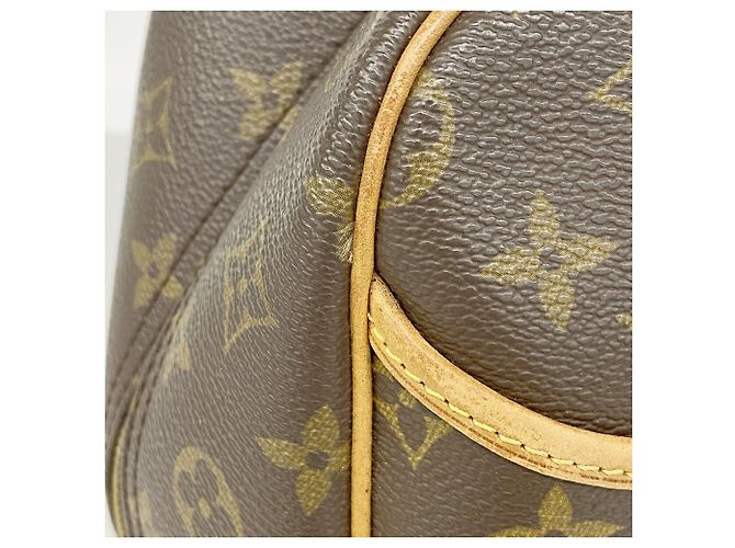 Borsa Louis Vuitton Monogram Deauville Marrone - vista 6