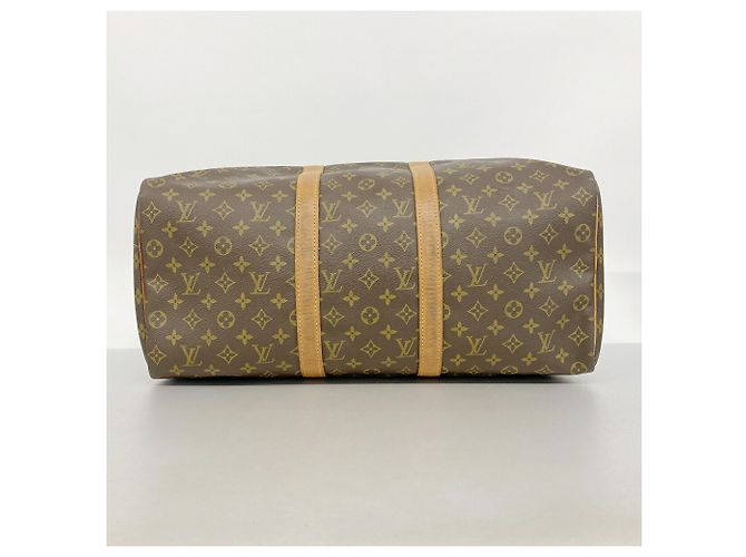Louis Vuitton Boston Monogram Keepall 50 Marrone - vista 3