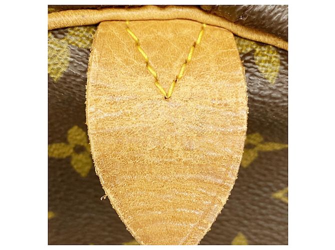 Louis Vuitton Boston Monogram Keepall 50 Marrone - vista 5