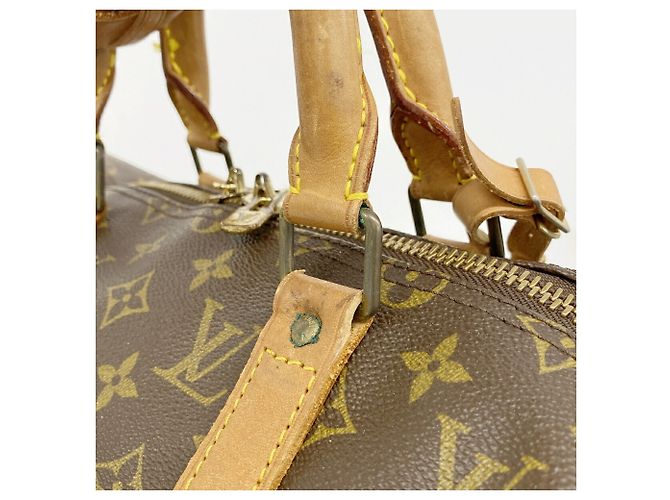 Louis Vuitton Boston Monogram Keepall 50 Marrone - vista 9