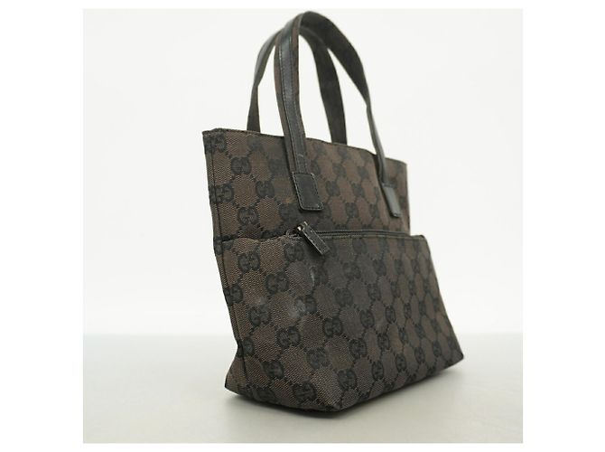Borsa a mano Gucci in tela nera Nero - vista 2