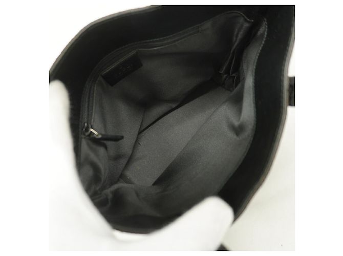 Borsa a mano Gucci in tela nera Nero - vista 4