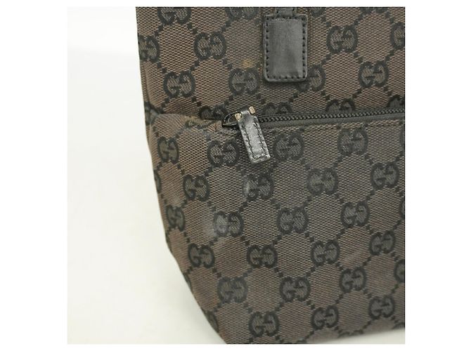 Borsa a mano Gucci in tela nera Nero - vista 6