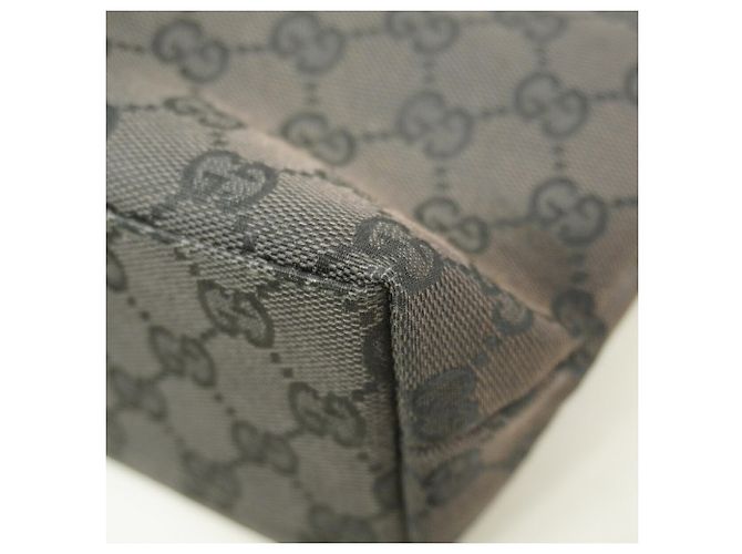 Borsa a mano Gucci in tela nera Nero - vista 8