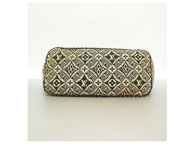 Borsa Tote Louis Vuitton Monogram Jacquard Marrone Nero - vista 3