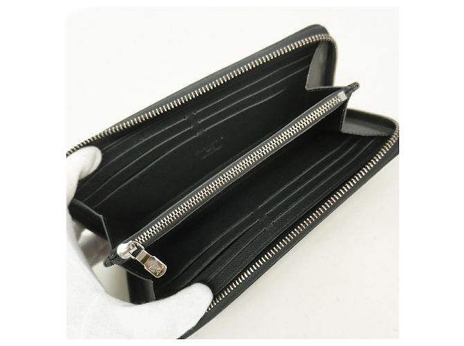 Louis Vuitton Monogram Eclipse Zippy Wallet Black - view 3