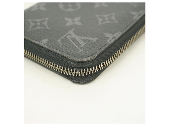 Louis Vuitton Monogram Eclipse Zippy Wallet Black - view 5