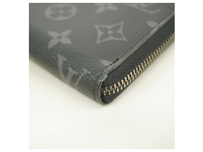 Louis Vuitton Monogram Eclipse Zippy Wallet Black - view 6
