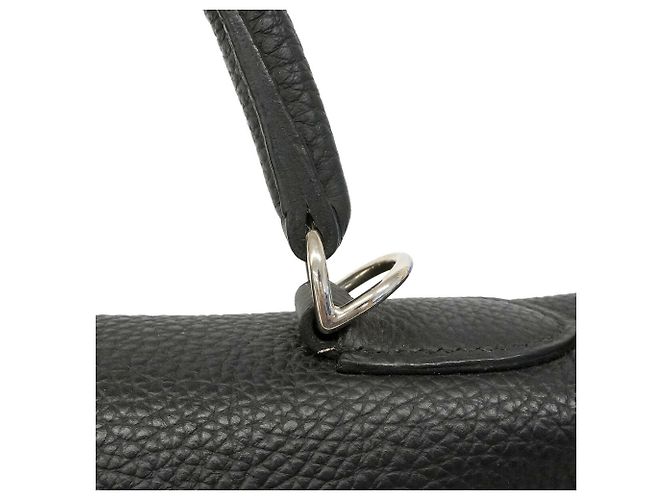 Hermès Borsa Hermes Kelly 32 in pelle Togo Nero - vista 11
