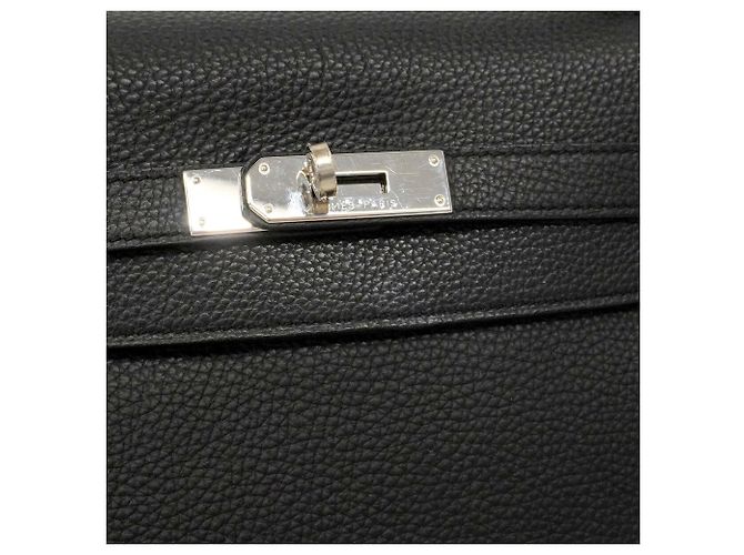 Hermès Borsa Hermes Kelly 32 in pelle Togo Nero - vista 6