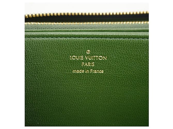 Cartera Larga Louis Vuitton - Coussin Zippy Wallet Verde Azul marino - vista 4
