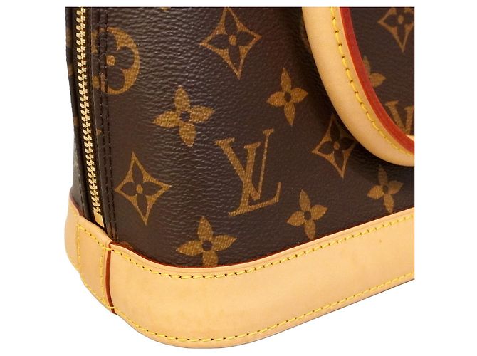 Louis Vuitton Alma BB Monogram Handtasche Braun - Ansicht 10