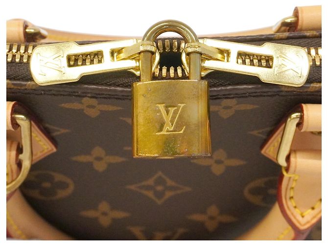 Louis Vuitton Alma BB Monogram Handtasche Braun - Ansicht 11