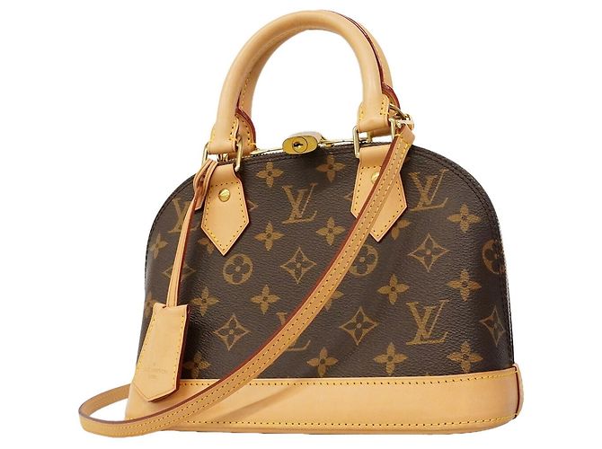 Louis Vuitton Alma BB Monogram Handtasche Braun - Ansicht 13