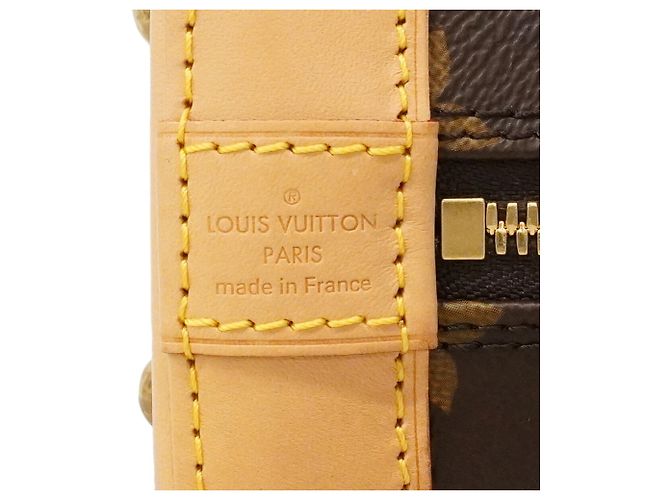 Louis Vuitton Alma BB Monogram Handtasche Braun - Ansicht 5