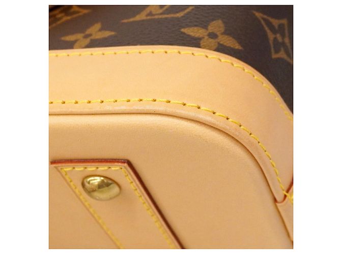 Louis Vuitton Alma BB Monogram Handtasche Braun - Ansicht 6