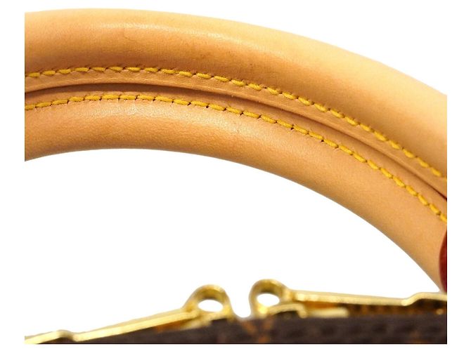 Louis Vuitton Alma BB Monogram Handtasche Braun - Ansicht 7