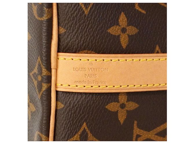 Borsa Louis Vuitton Monogram Speedy Bandoulière 25 Marrone - vista 5