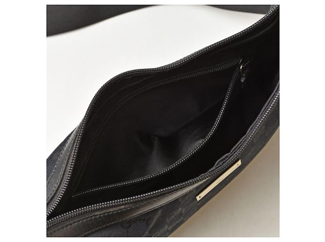 Borsa a tracolla Gucci in tela GG nera Nero - vista 14