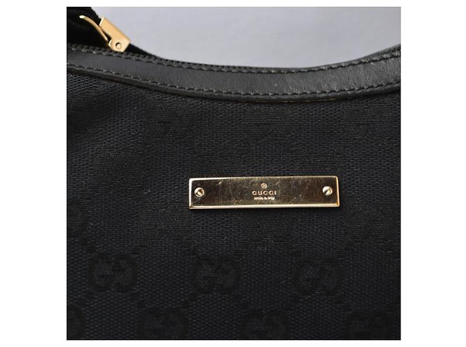 Borsa a tracolla Gucci in tela GG nera Nero - vista 5