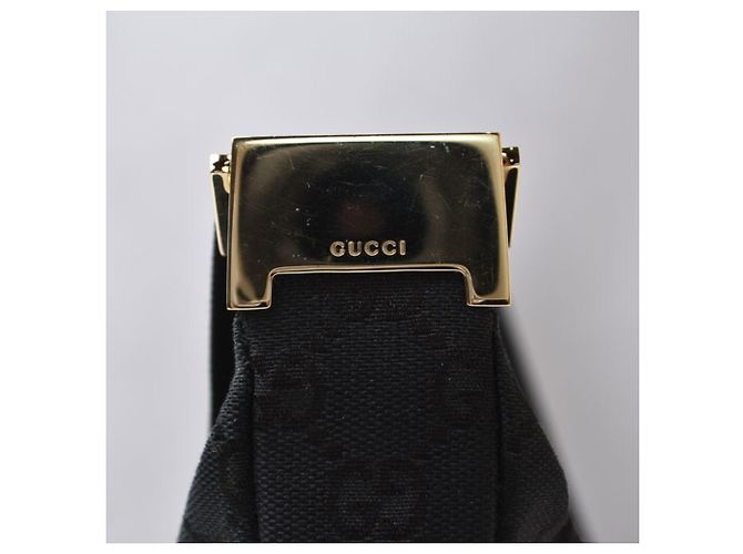 Borsa a tracolla Gucci in tela GG nera Nero - vista 6