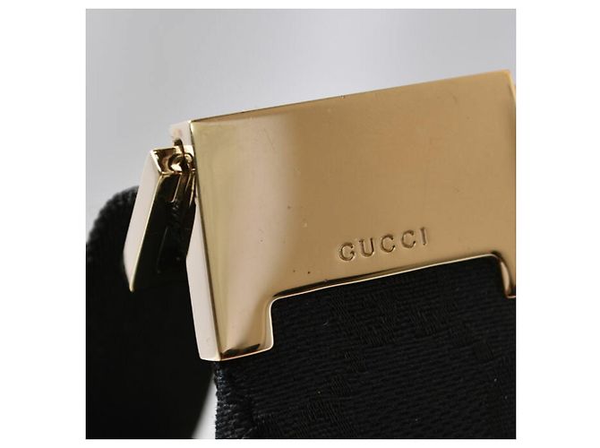 Borsa a tracolla Gucci in tela GG nera Nero - vista 7