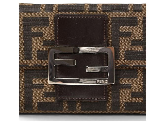 Zucca Fendi Bi-fold Wallet in Brown - view 2