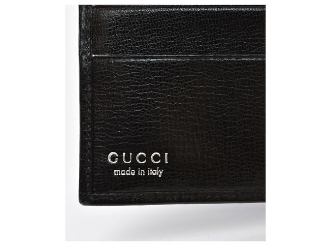 Gucci Men's Leather Bi-Fold Wallet Black - view 4