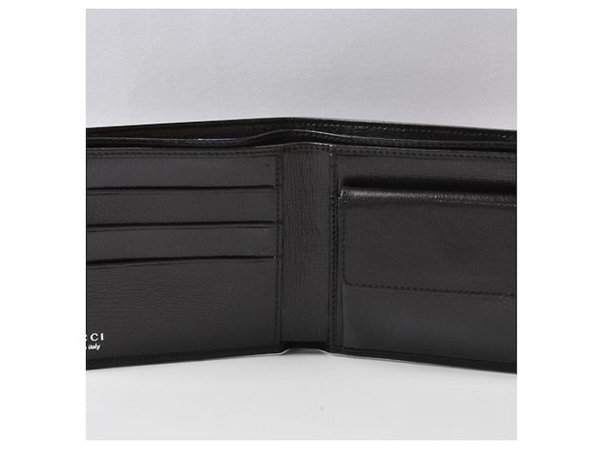 Gucci Men's Leather Bi-Fold Wallet Black - view 5