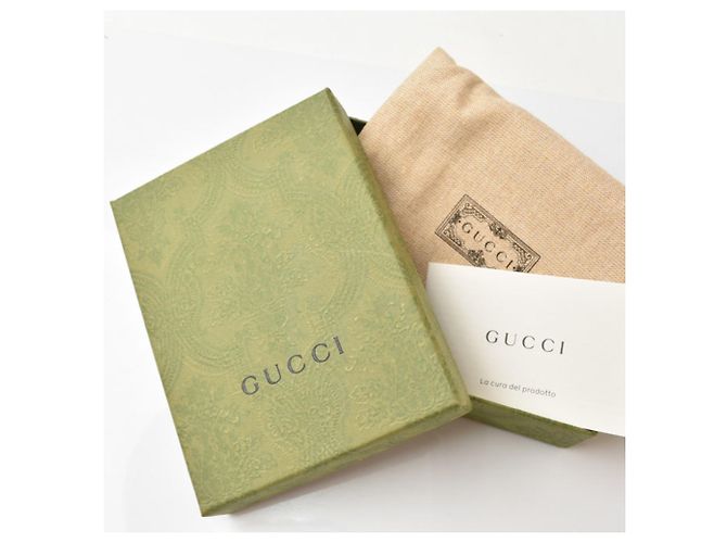 Tarjetero bi-fold Gucci gris Castaño - vista 12