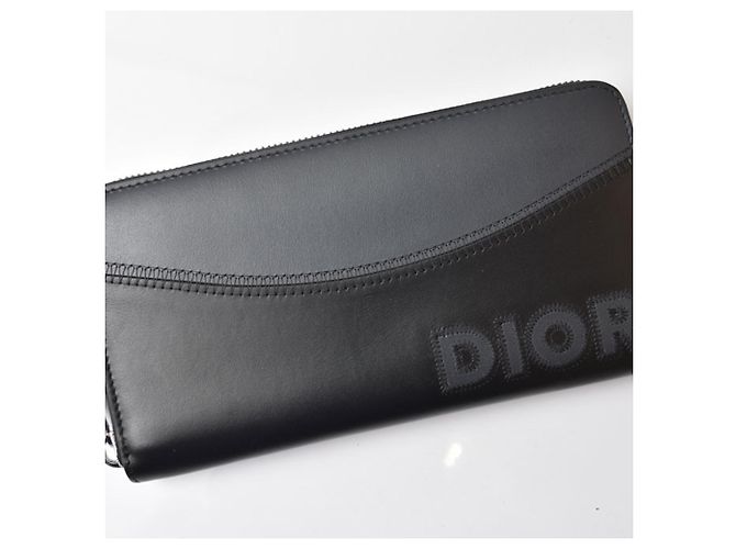 Christian Dior Portafoglio lungo Dior Homme Nero - vista 3