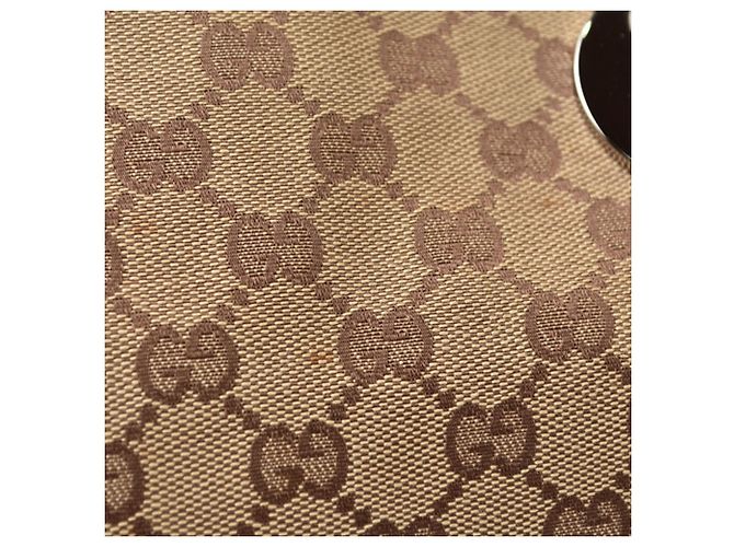 Borsa Tote Gucci GG Canvas Marrone Beige - vista 4