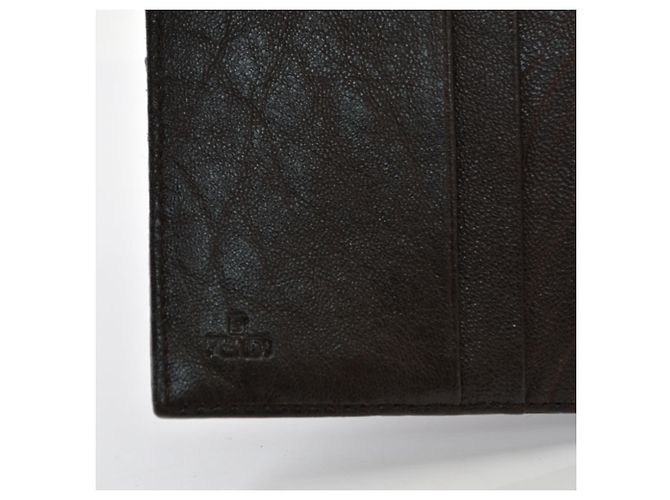 Zucca Cartera bi-fold Fendi de cuero marrón Castaño - vista 10