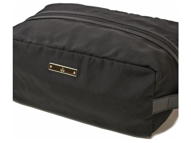 Pouch da viaggio Gucci in tela di nylon Nero - vista 2