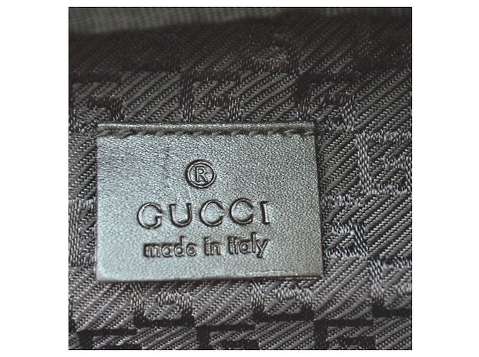 Pouch da viaggio Gucci in tela di nylon Nero - vista 7
