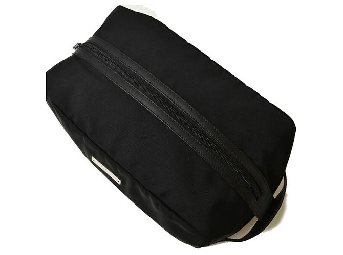 Pouch da viaggio Gucci in tela di nylon Nero - vista 8